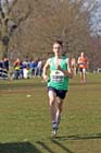 Scott Halsted finishing 2nd in the Under-17 Mens, McCain Inter Counties Cross Country, Cofton Park, Birmingham.